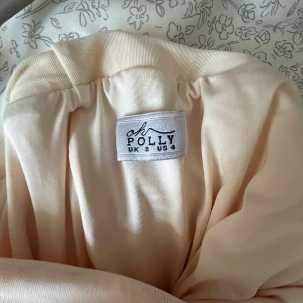Oh Polly Soft Cream Dress